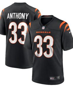 Daijahn Anthony Cincinnati Bengals Nike  Game Jersey -  Black