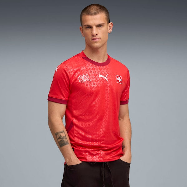 Switzerland National Team Puma 2025 Replica Jersey - Red - Image 4