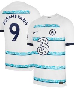 Pierre-Emerick Aubameyang Chelsea Nike 2022/23 Away Vapor Match Authentic Player Jersey - White