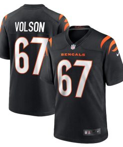 Cordell Volson Cincinnati Bengals Nike Game Player Jersey - Black