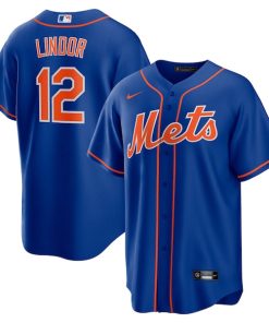 Francisco Lindor New York Mets Nike Big & Tall Alternate Replica Player Jersey - Royal