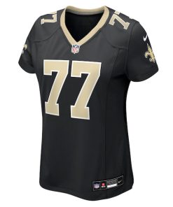 Alternative view of Dillon Radunz New Orleans Saints Nike Women's Team Game Jersey -  Black