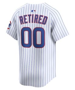 Alternative view of Chicago Cubs Nike Home Limited Pick-A-Player Retired Roster Jersey - White