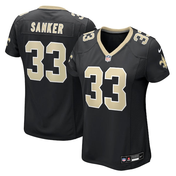 Jonas Sanker New Orleans Saints Nike Women's Team Game Jersey - Black