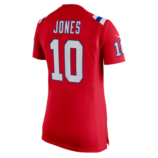 Mac Jones New England Patriots Nike Women's Game Jersey - Red - Image 3