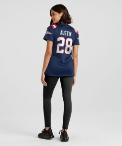 Alternative view of Alex Austin New England Patriots Nike Women's  Game Jersey -  Navy