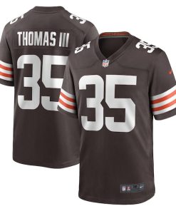 Charlie Thomas Cleveland Browns Nike Team Game Jersey -  Brown