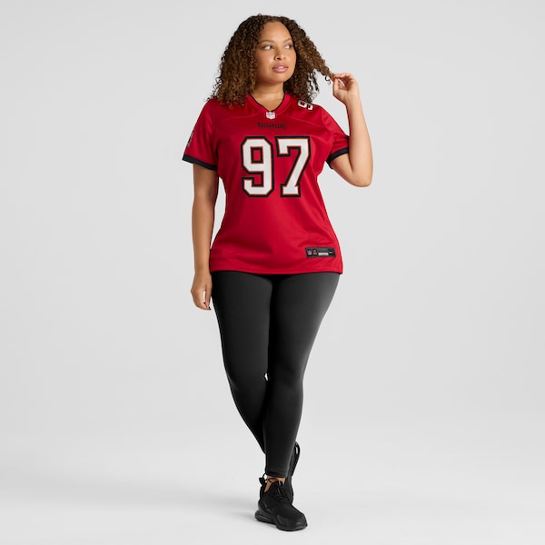 Earnest Brown IV Tampa Bay Buccaneers Nike Women's Game Jersey - Red - Image 7