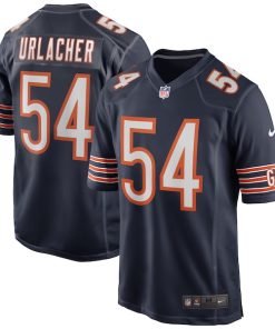 Alternative view of Brian Urlacher Chicago Bears Nike Game Retired Player Jersey - Navy/Orange/White