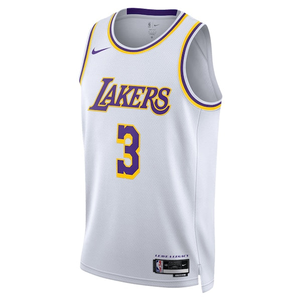 Anthony Davis Los Angeles Lakers Nike Unisex Swingman Jersey - Association Edition - White - Image 2