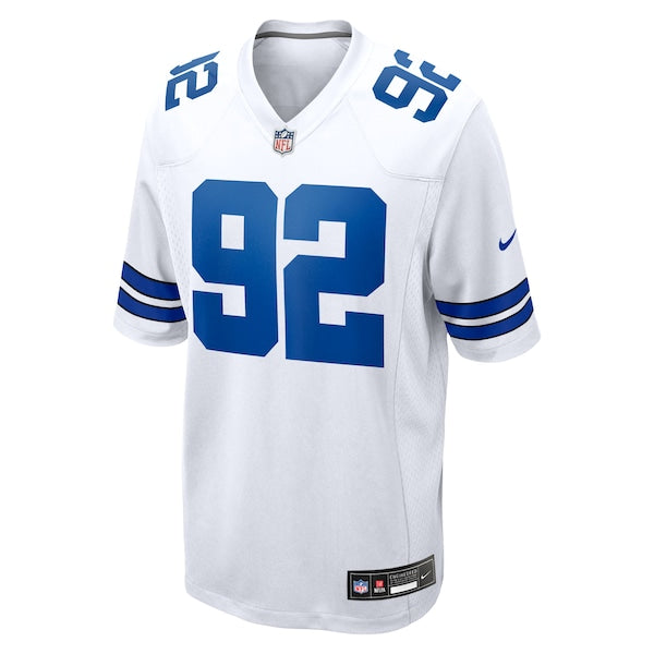 Quinnen Williams Dallas Cowboys Nike Game Jersey - White/Navy - Image 5