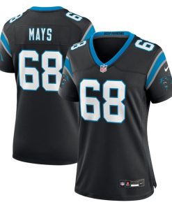 Cade Mays Carolina Panthers Nike Women's Team Game Jersey -  Black