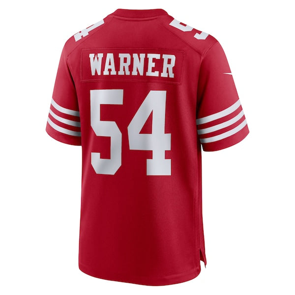 Fred Warner San Francisco 49ers Nike Super Bowl LVIII Game Jersey - Scarlet - Image 3