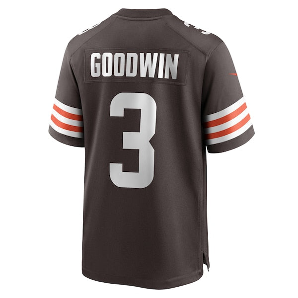 Marquise Goodwin Cleveland Browns Nike Team Game Jersey - Brown - Image 3