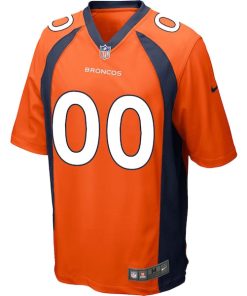 Alternative view of Denver Broncos Nike Custom Game Jersey - Orange