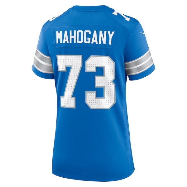 Christian Mahogany Detroit Lions Nike Women's Team Game Jersey - Blue - Image 5