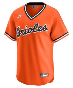 Alternative view of Baltimore Orioles Nike Throwback Cooperstown Collection Limited Jersey - Orange