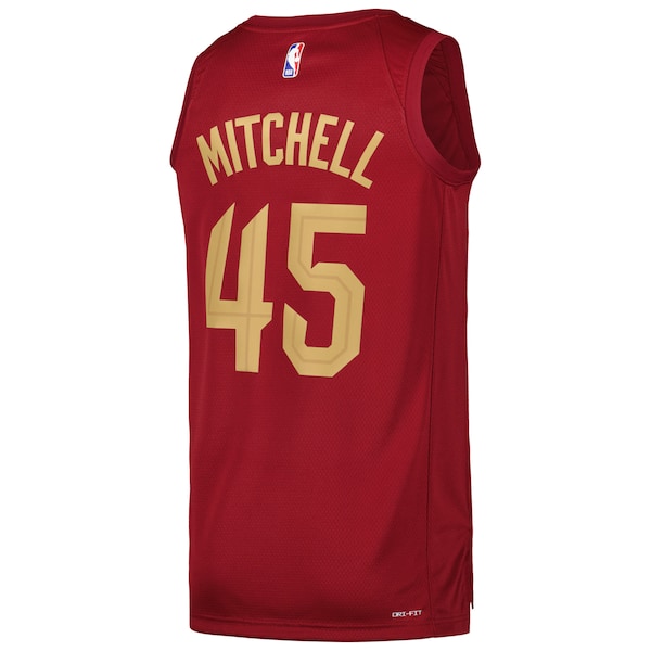Donovan Mitchell Cleveland Cavaliers Nike Swingman Player Jersey - Icon Edition - Wine - Image 3