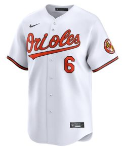 Alternative view of Ryan Mountcastle Baltimore Orioles Nike Home Limited Player Jersey - White