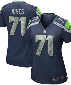Walter Jones Seattle Seahawks Nike Women's Game Retired Player Jersey - College Navy