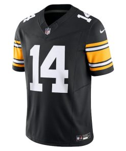 Alternative view of George Pickens Pittsburgh Steelers Nike Vapor F.U.S.E. Limited Jersey - Black