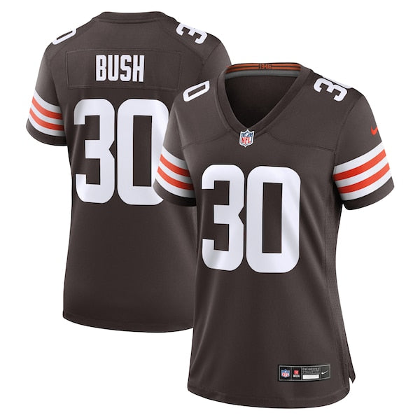 Devin Bush Cleveland Browns Nike Women's Game Jersey - Brown