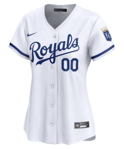 Alternative view of Kansas City Royals Nike Women's Home Limited Custom Jersey - White