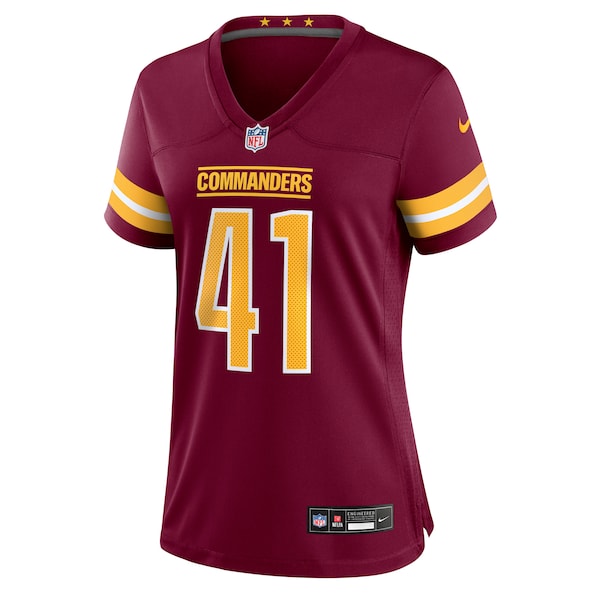 Colson Yankoff Washington Commanders Nike Women's Game Jersey - Burgundy - Image 2