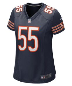 Alternative view of Dylan Cole Chicago Bears Nike Women's Game Jersey - Navy