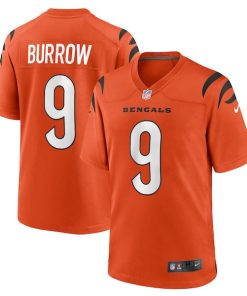 Joe Burrow Cincinnati Bengals Nike Alternate Game Jersey - Orange