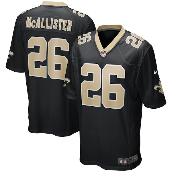 Deuce McAllister New Orleans Saints Nike Game Retired Player Jersey - Black