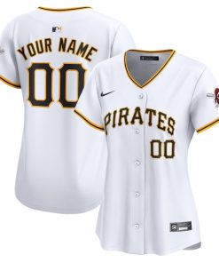 Pittsburgh Pirates Nike Women's Home Limited Custom Jersey - White