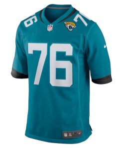 Alternative view of Ezra Cleveland Jacksonville Jaguars Nike  Game Jersey -  Teal