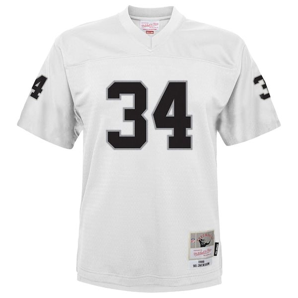 Bo Jackson Las Vegas Raiders Youth 1988 Retired Player Legacy Jersey - White - Image 2