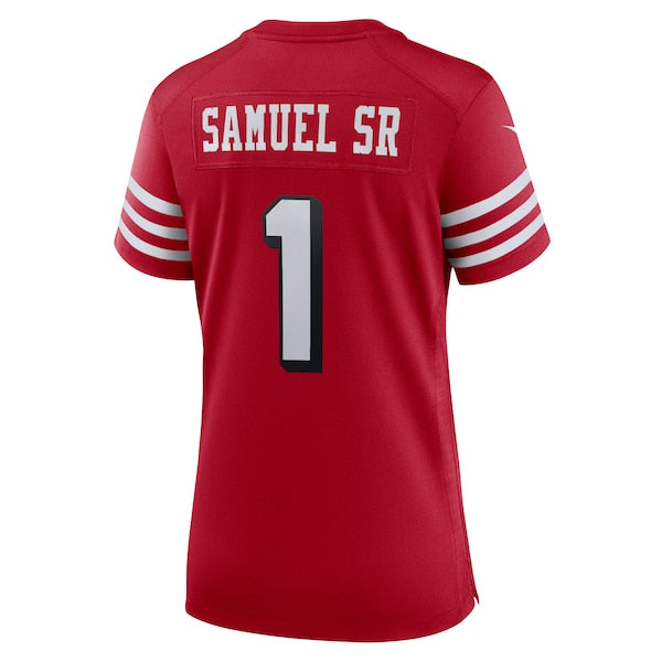 Deebo Samuel Sr San Francisco 49ers Nike Women's Alternate Game Jersey - Scarlet - Image 3