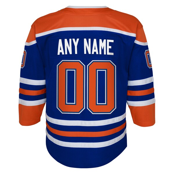 Edmonton Oilers Outerstuff Youth Home Replica Custom Jersey - Royal - Image 4
