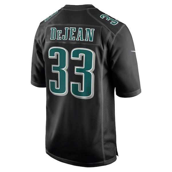 Cooper DeJean Philadelphia Eagles Nike Super Bowl LIX Fashion Game Player Jersey - Carbon Black - Image 3
