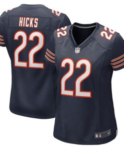 Elijah Hicks Chicago Bears Nike Women's Team Game Jersey -  Navy