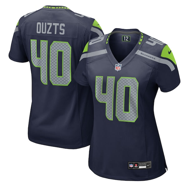Robbie Ouzts Seattle Seahawks Nike Women's Team Game Jersey - College Navy