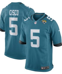 Andre Cisco Jacksonville Jaguars Nike Game Player Jersey - Teal