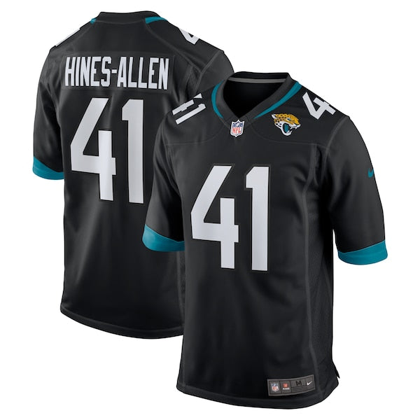 Josh Hines-Allen Jacksonville Jaguars Nike Alternate Player Game Jersey - Black - Image 2