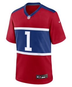 Alternative view of Abdul Carter New York Giants Nike First Round Pick Alternate Game Jersey - Red