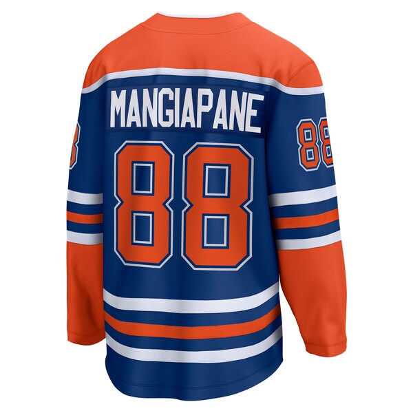 Andrew Mangiapane Edmonton Oilers Home Breakaway Jersey - Royal - Image 3