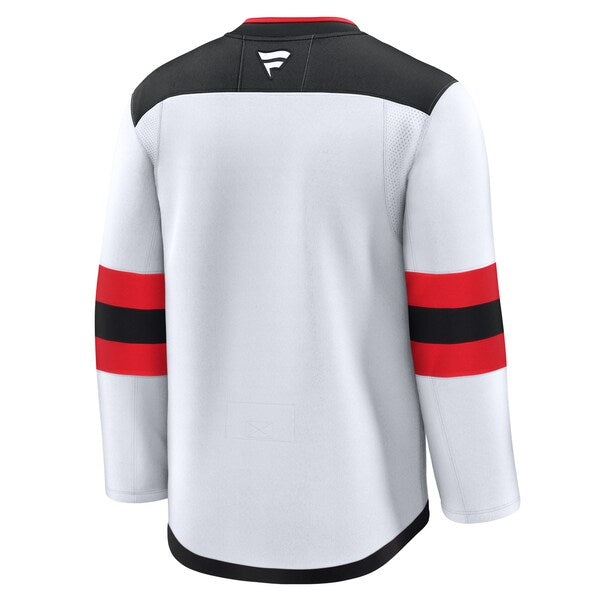 New Jersey Devils Away Premium Jersey - White/Black/Red - Image 4
