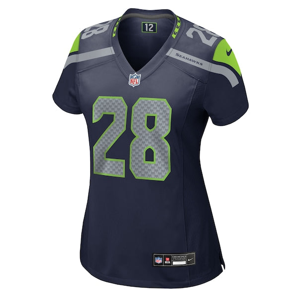 Nehemiah Pritchett Seattle Seahawks Nike Women's Team Game Jersey - College Navy - Image 6