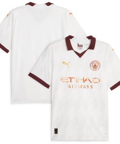 Manchester City Puma 2023/24 Away Replica Jersey - White