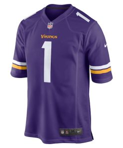 Alternative view of Shaquill Griffin Minnesota Vikings Nike Team Game Jersey -  Purple
