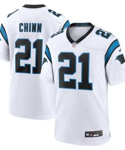 Alternative view of Jeremy Chinn Carolina Panthers Nike Game Jersey - White/Black