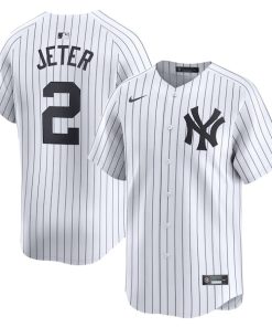 Derek Jeter New York Yankees Nike Youth Home Limited Player Jersey - White