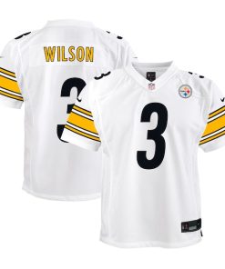 Alternative view of Russell Wilson Pittsburgh Steelers Nike Youth Player Game Jersey - White